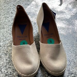 Women's Cream Espadrille Shoes